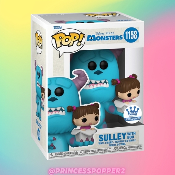 Funko Pop! | SULLEY WITH BOO - MONSTERS INC #1158 - Picture 2 of 7